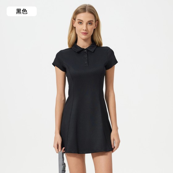 Women\'s POLO neck yoga dress DSS068