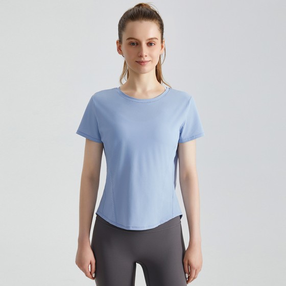 Fitness sports top quick-drying yoga short-sleeved T-shirt DX-5032