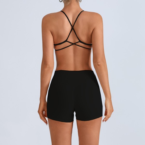 Bra + Shorts Yoga Fitness Set OR280-DK